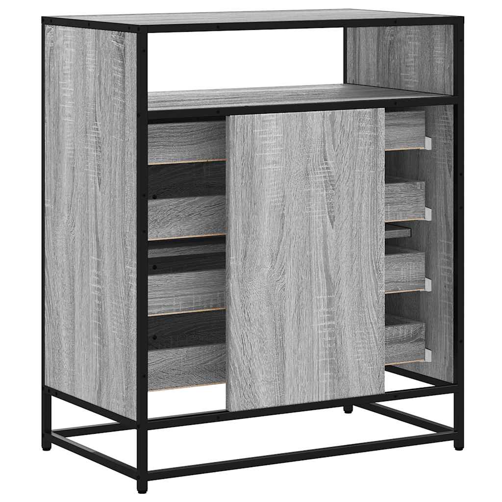 Commode sonoma gris 70x41x83,5 cm bois d'ingénierie - XIOS