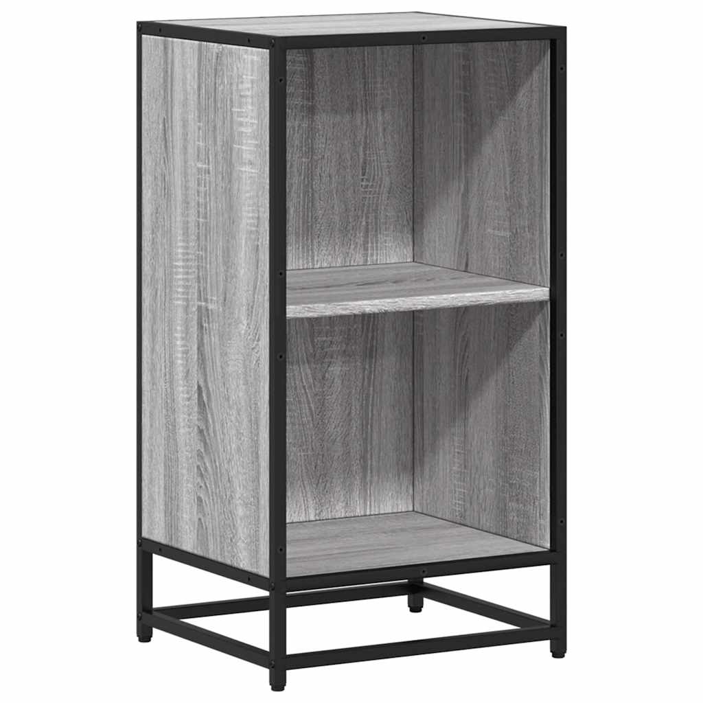 Bibliothèque sonoma gris 40x35x76 cm bois d'ingénierie - XIOS
