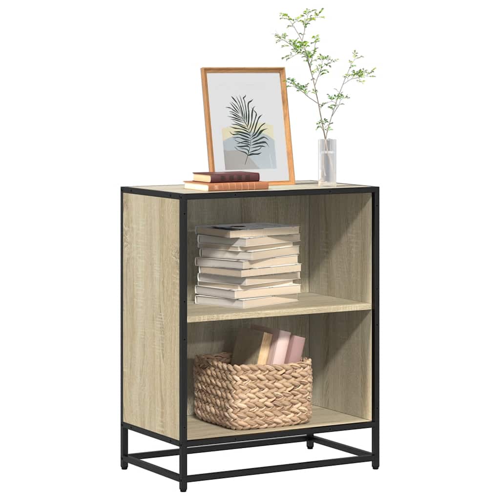 Bibliothèque chêne sonoma 60x35x76 cm bois d'ingénierie - XIOS