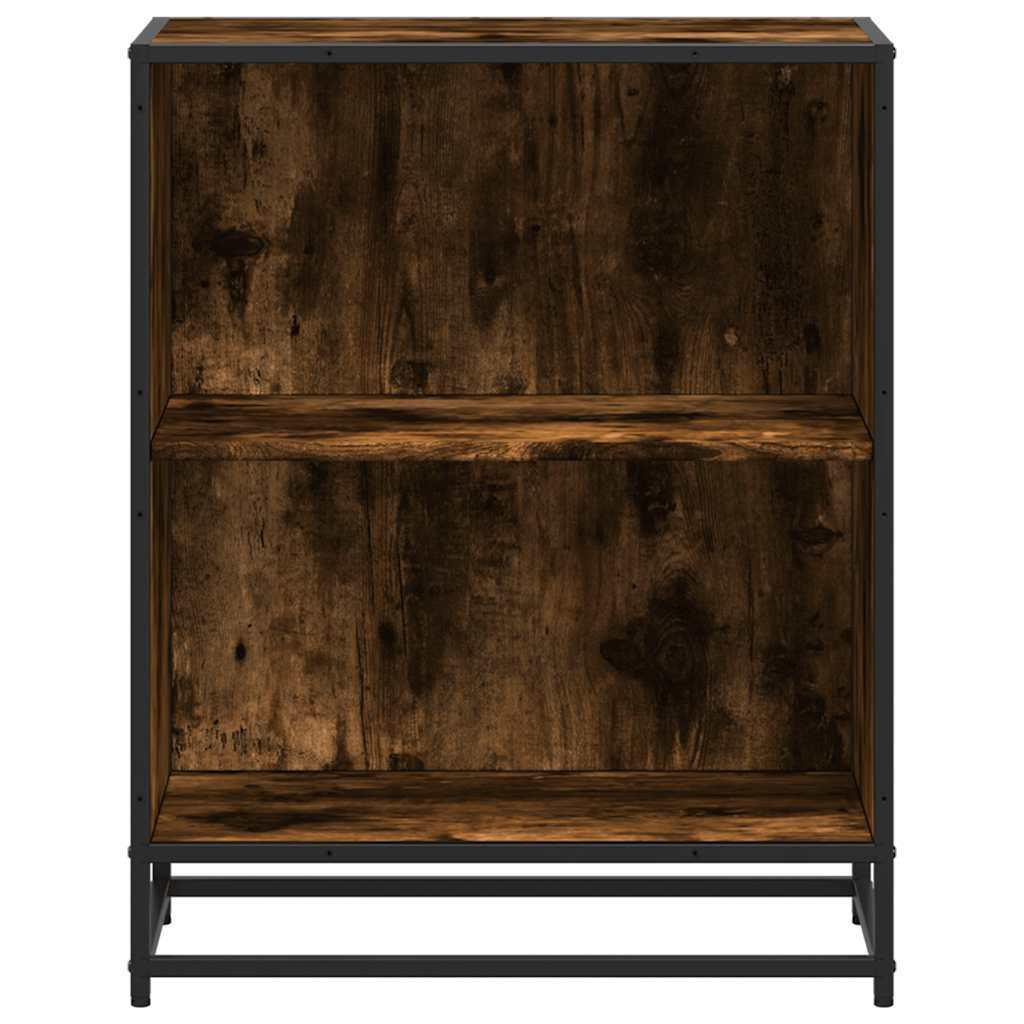 Bibliothèque chêne fumé 60x35x76 cm bois d'ingénierie - XIOS