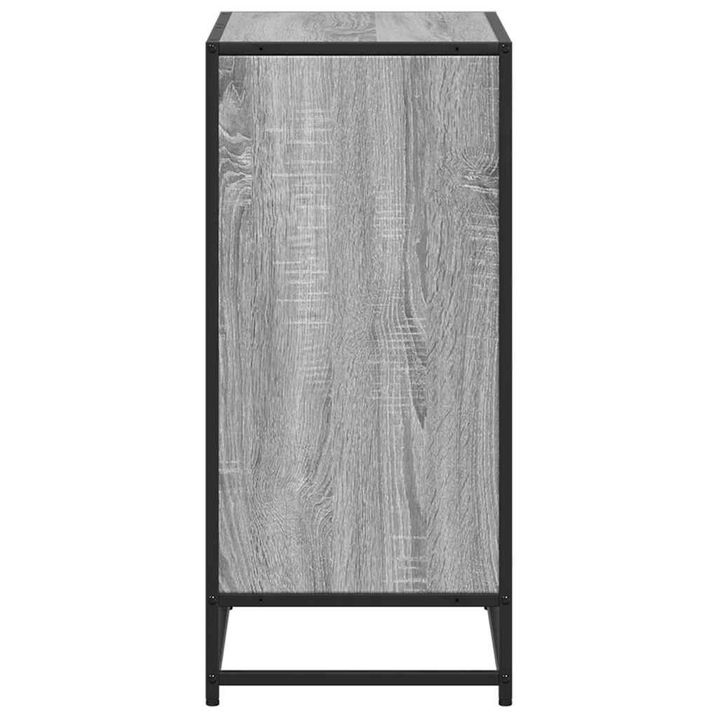 Bibliothèque sonoma gris 60x35x76 cm bois d'ingénierie - XIOS
