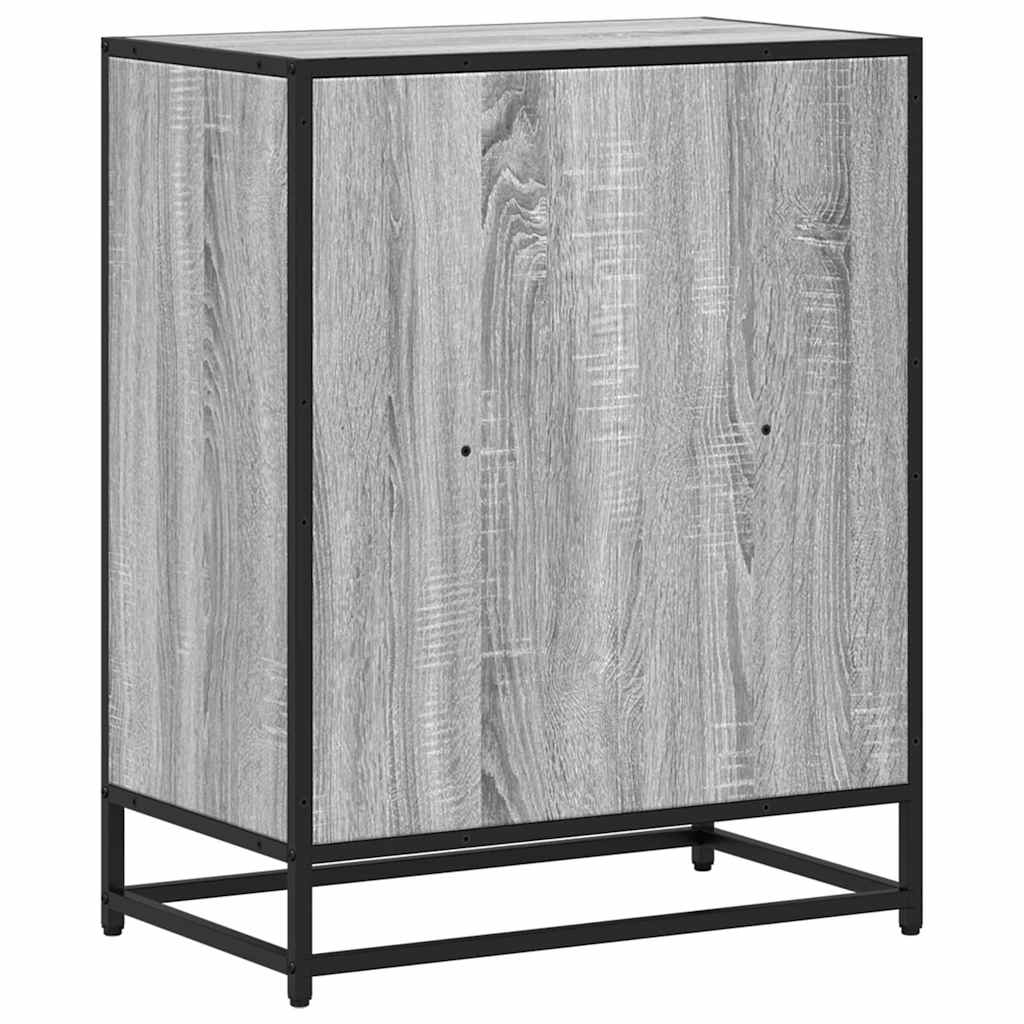 Bibliothèque sonoma gris 60x35x76 cm bois d'ingénierie - XIOS