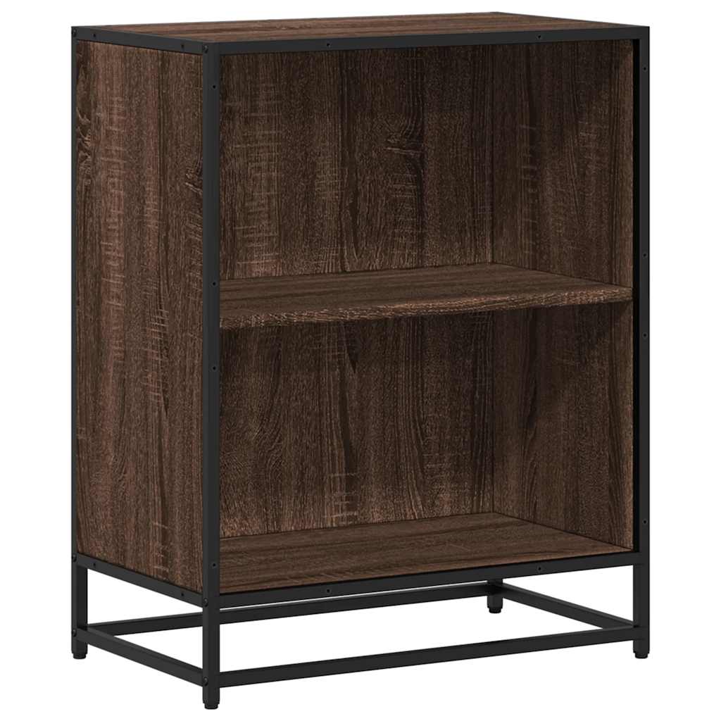 Bibliothèque chêne marron 60x35x76 cm bois d'ingénierie - XIOS