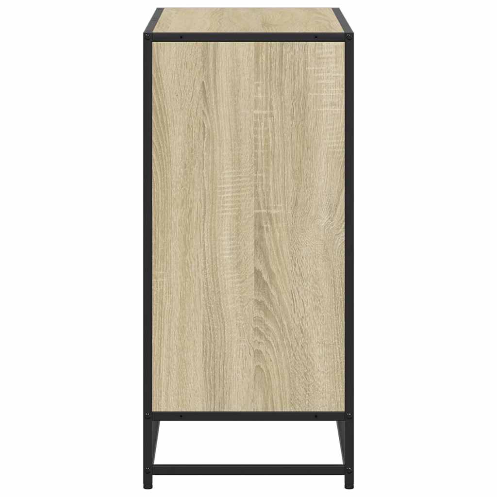 Bibliothèque chêne sonoma 80,5x35x76 cm bois d'ingénierie - XIOS