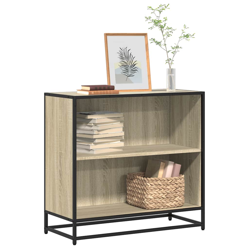 Bibliothèque chêne sonoma 80,5x35x76 cm bois d'ingénierie - XIOS