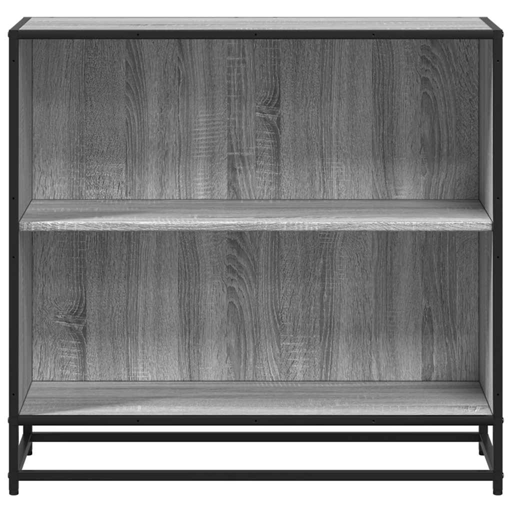 Bibliothèque sonoma gris 80,5x35x76 cm bois d'ingénierie - XIOS