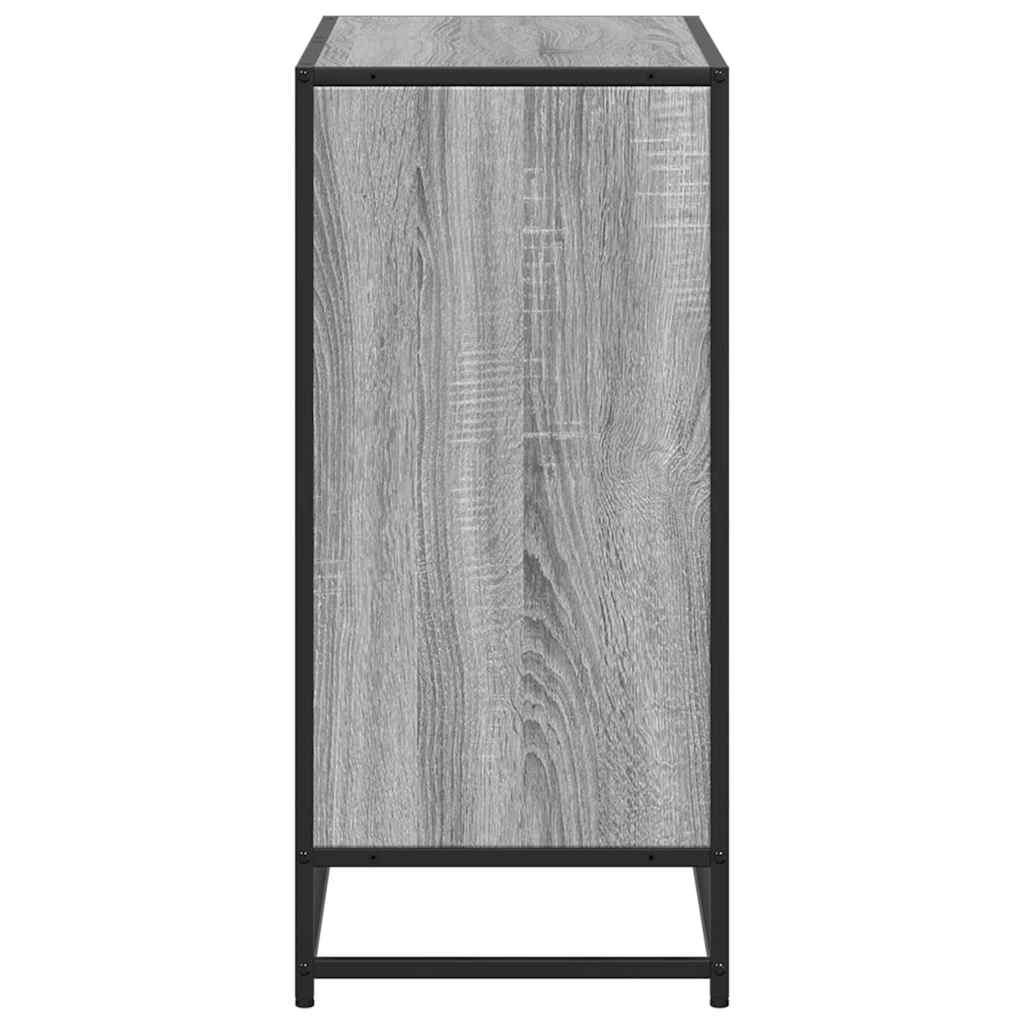 Bibliothèque sonoma gris 80,5x35x76 cm bois d'ingénierie - XIOS