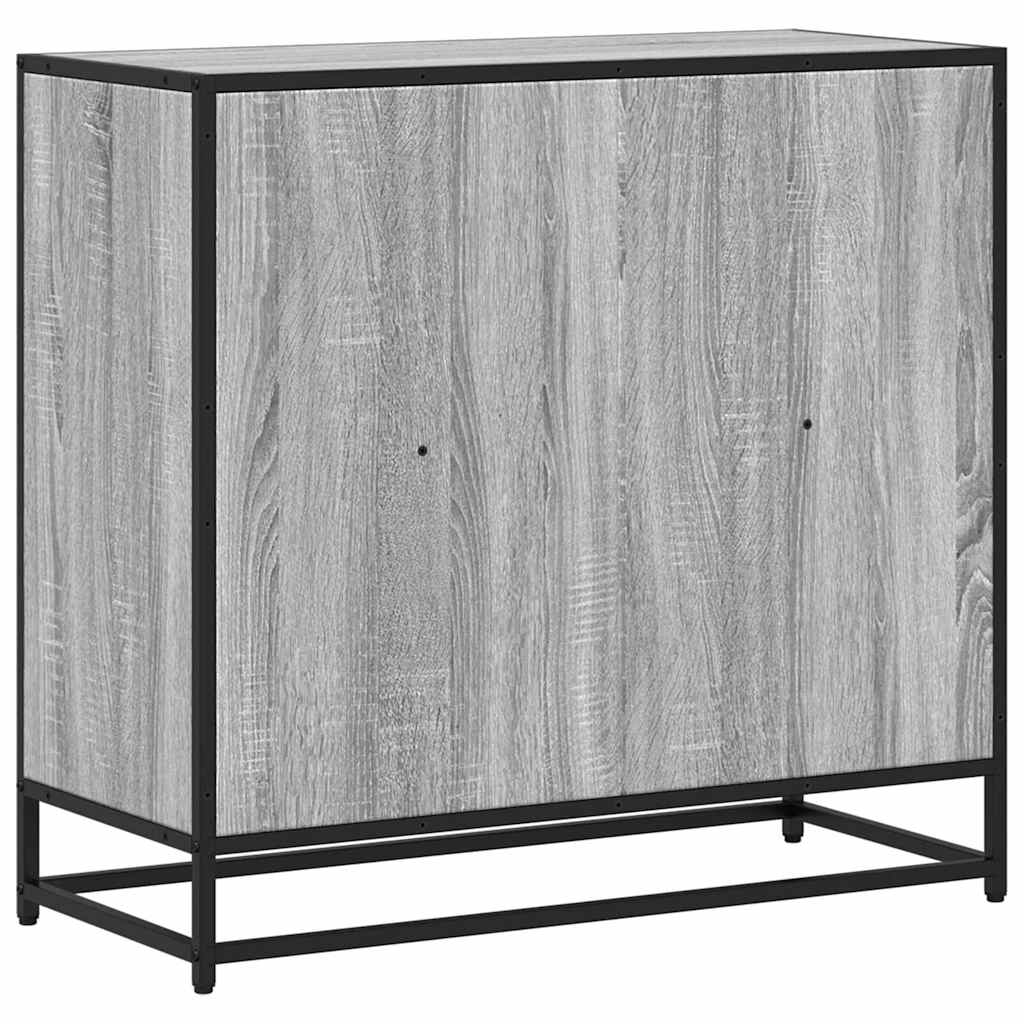 Bibliothèque sonoma gris 80,5x35x76 cm bois d'ingénierie - XIOS