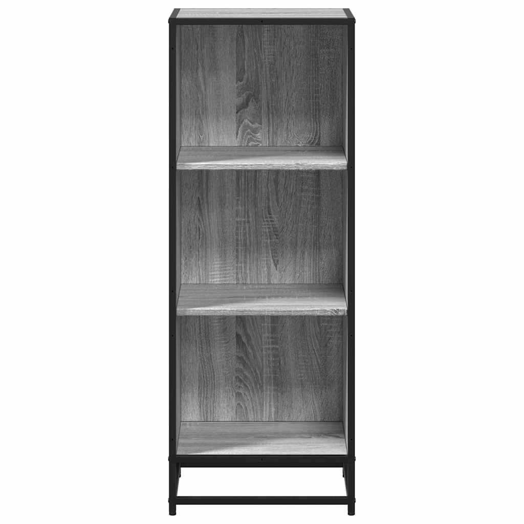 Bibliothèque sonoma gris 40x35x107,5 cm bois d'ingénierie - XIOS