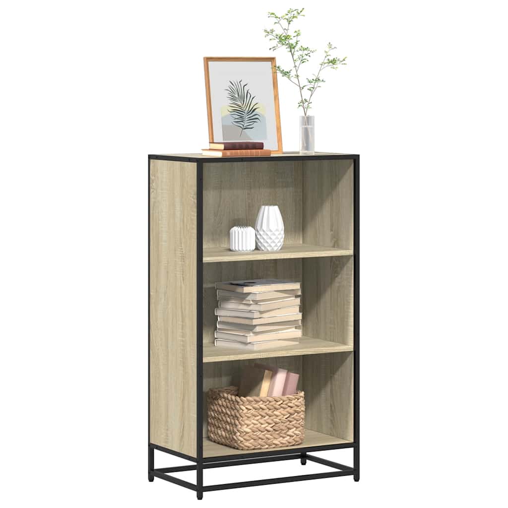 Bibliothèque chêne sonoma 60x35x107,5 cm bois d'ingénierie - XIOS