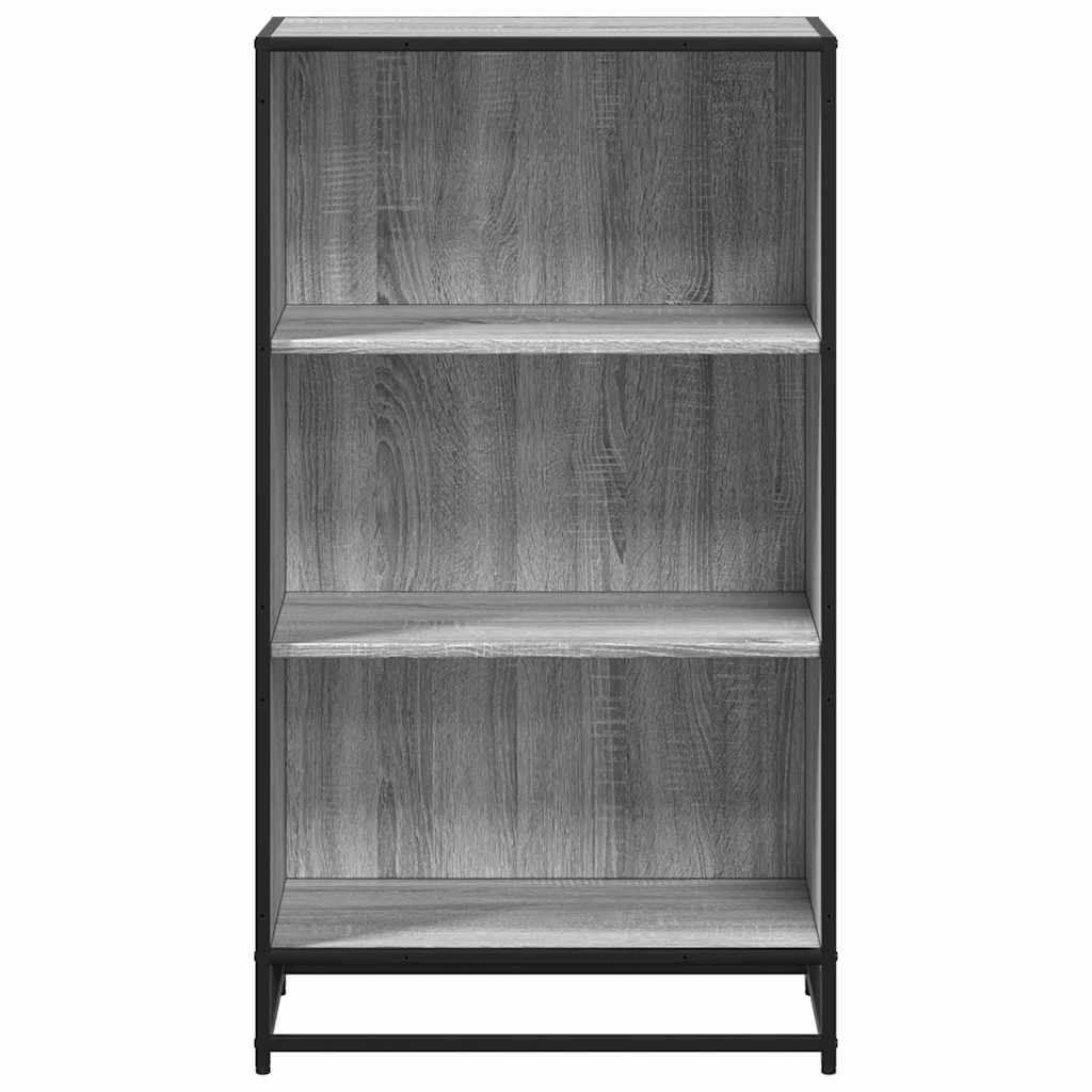 Bibliothèque sonoma gris 60x35x107,5 cm bois d'ingénierie - XIOS
