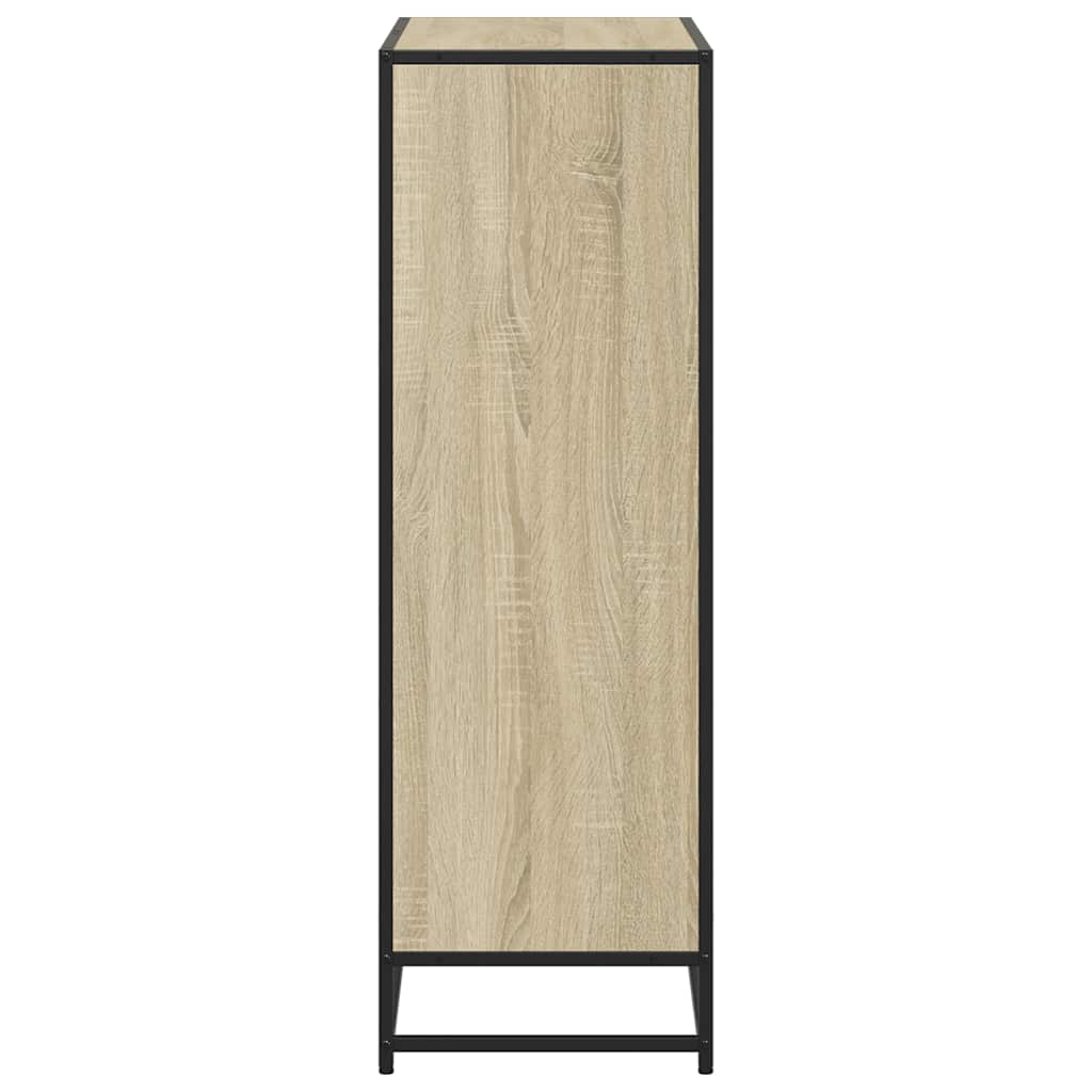 Bibliothèque chêne sonoma 80,5x35x107,5 cm bois d'ingénierie - XIOS