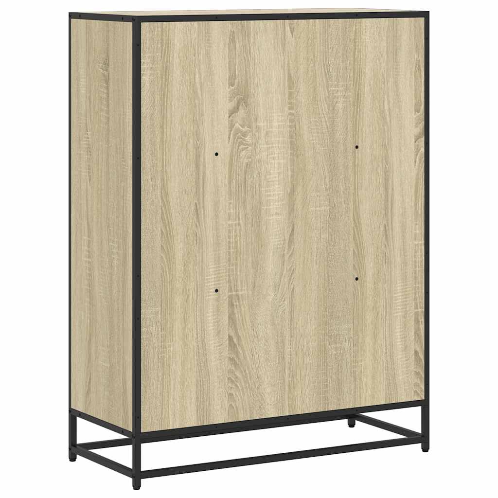 Bibliothèque chêne sonoma 80,5x35x107,5 cm bois d'ingénierie - XIOS