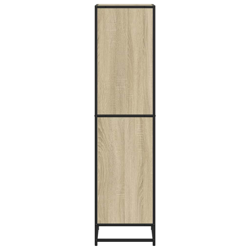 Bibliothèque chêne sonoma 40x35x139 cm bois d'ingénierie - XIOS