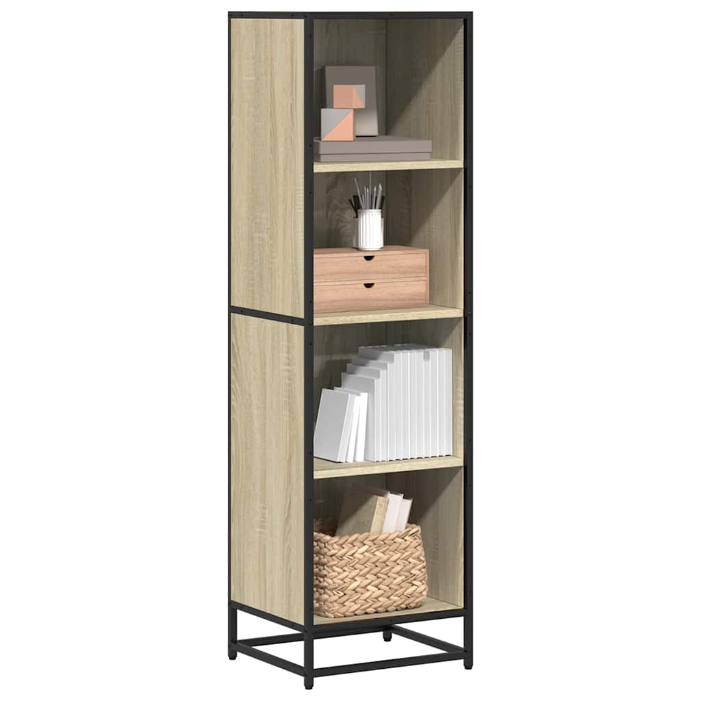 Bibliothèque chêne sonoma 40x35x139 cm bois d'ingénierie - XIOS