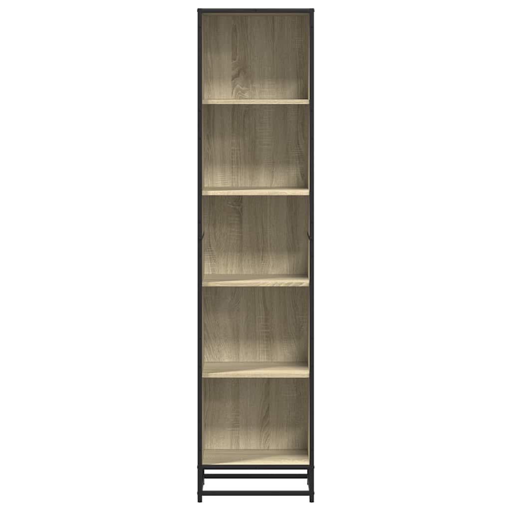 Bibliothèque chêne sonoma 40x35x170,5 cm bois d'ingénierie - XIOS