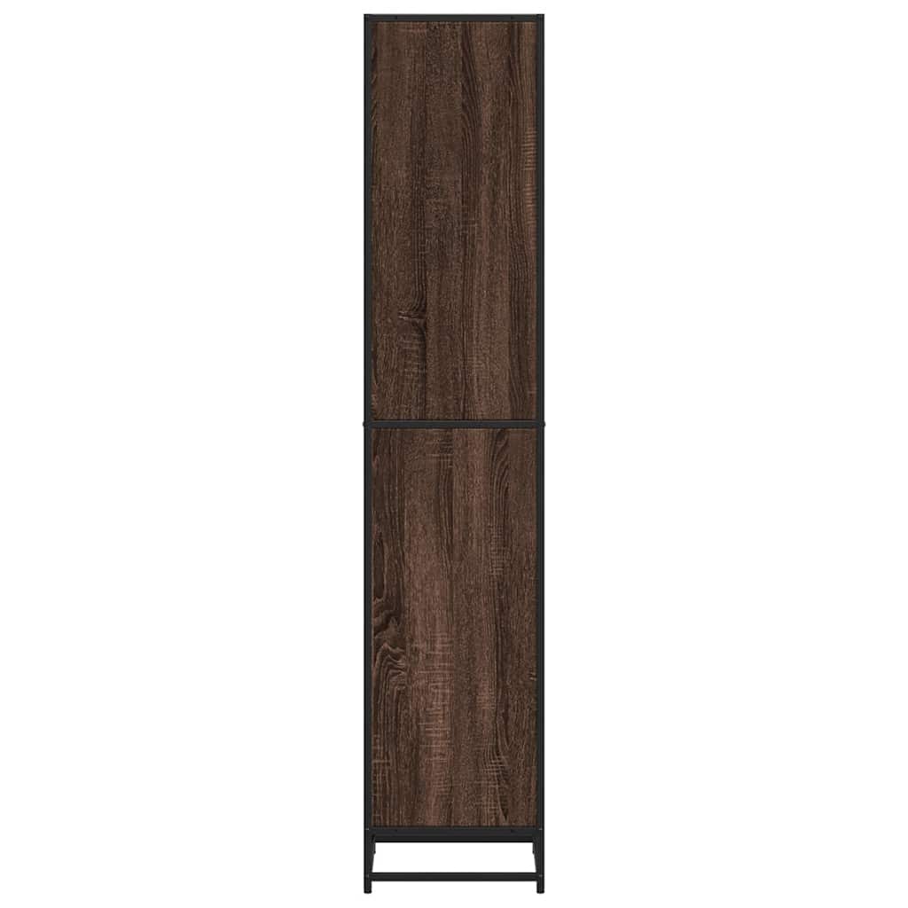 Bibliothèque chêne marron 40x35x170,5 cm bois d'ingénierie - XIOS