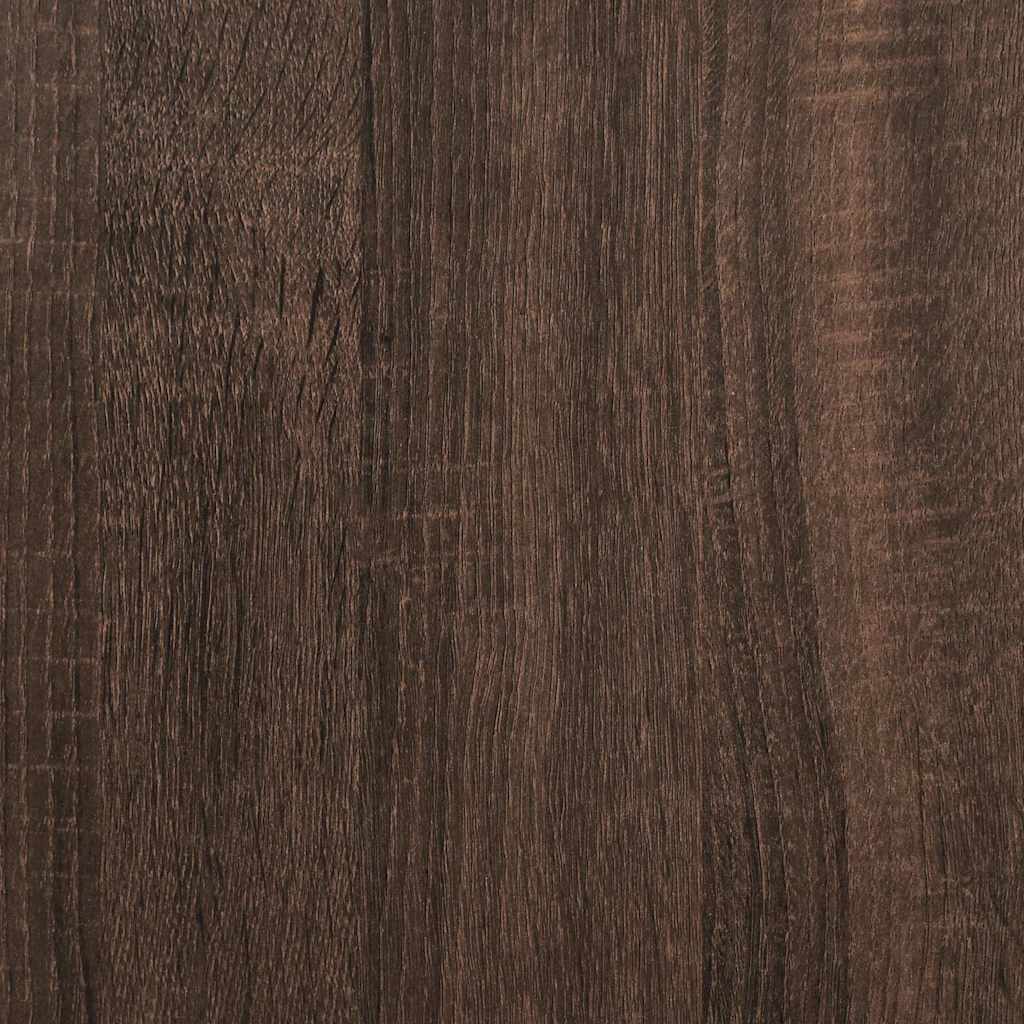 Bibliothèque chêne marron 40x35x170,5 cm bois d'ingénierie - XIOS