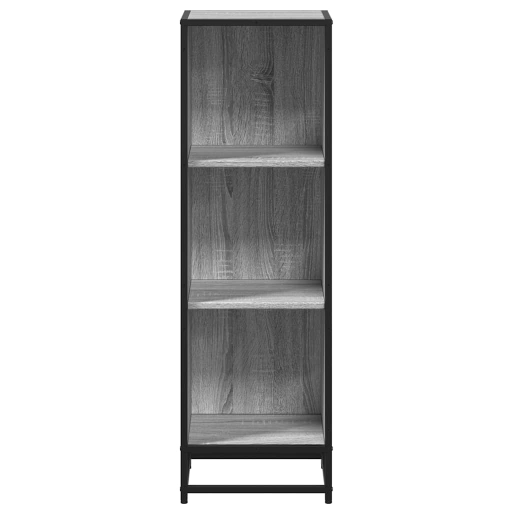 Bibliothèque sonoma gris 33,5x33x107,5 cm bois d'ingénierie - XIOS
