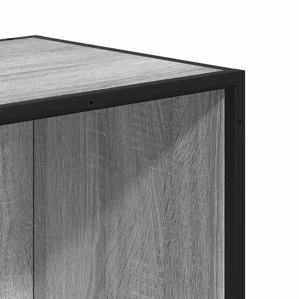 Bibliothèque sonoma gris 33,5x33x107,5 cm bois d'ingénierie - XIOS