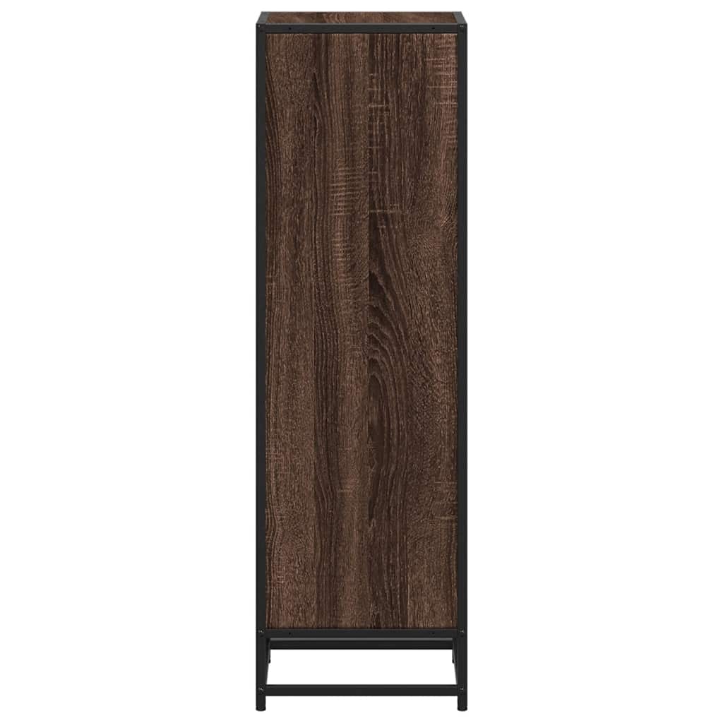 Bibliothèque chêne marron 33,5x33x107,5 cm bois d'ingénierie - XIOS
