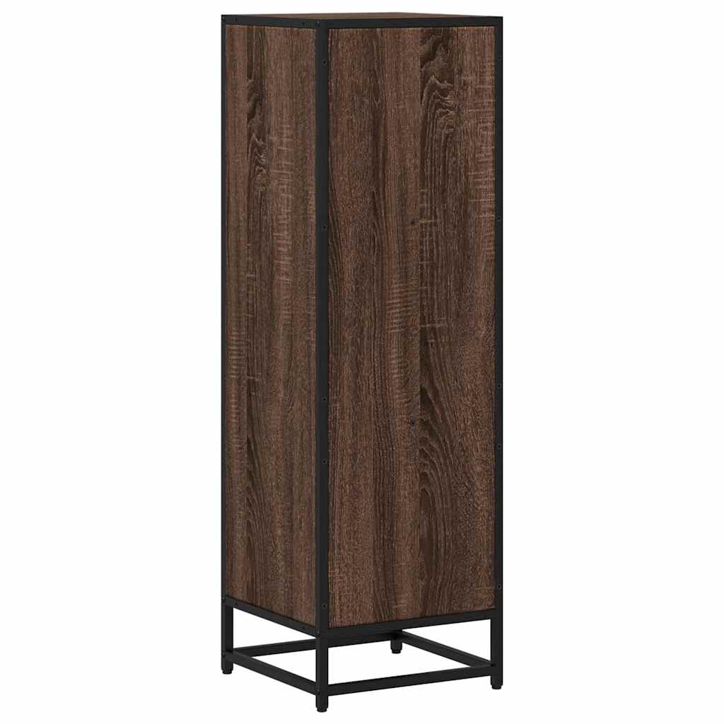 Bibliothèque chêne marron 33,5x33x107,5 cm bois d'ingénierie - XIOS