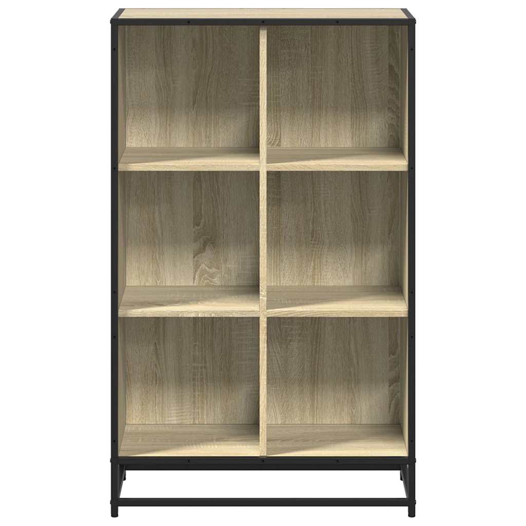Bibliothèque chêne sonoma 65,5x33x107,5 cm bois d'ingénierie - XIOS