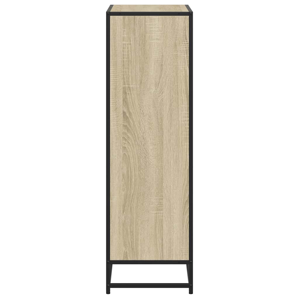 Bibliothèque chêne sonoma 65,5x33x107,5 cm bois d'ingénierie - XIOS
