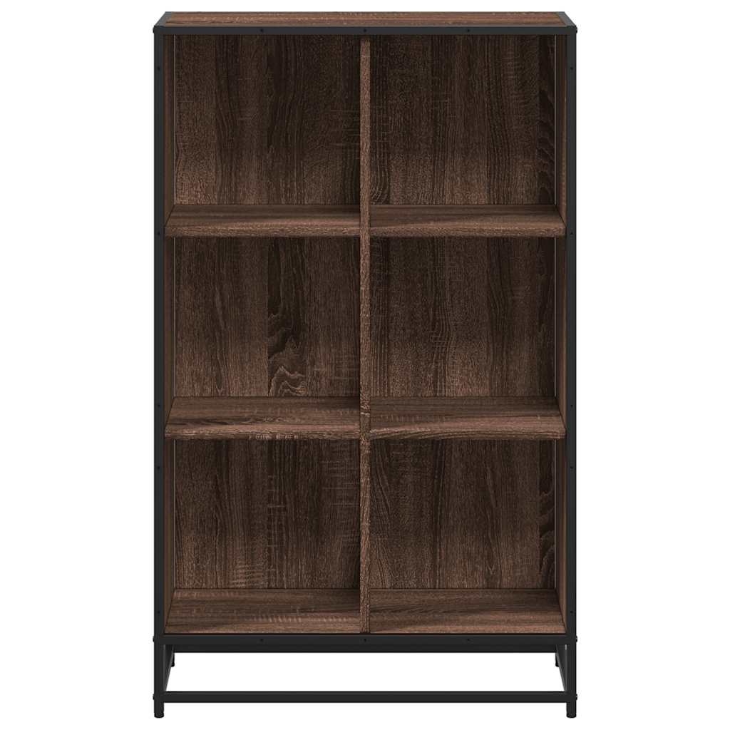 Bibliothèque chêne marron 65,5x33x107,5 cm bois d'ingénierie - XIOS