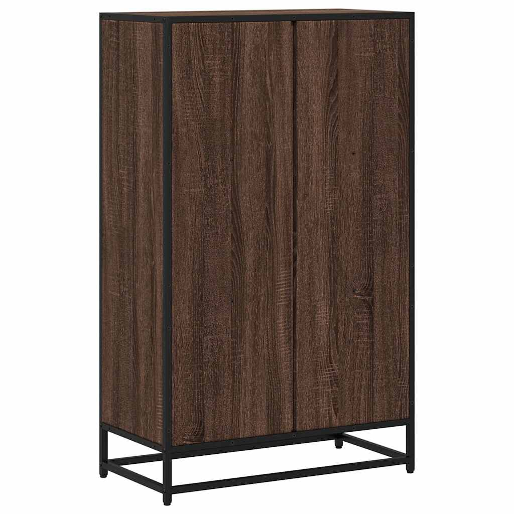 Bibliothèque chêne marron 65,5x33x107,5 cm bois d'ingénierie - XIOS