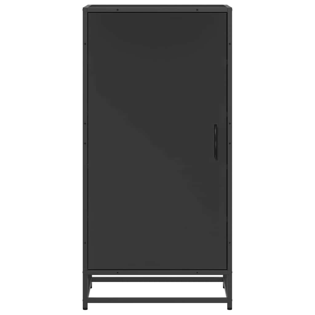 Étagère à chaussures noir 48x38x97,5 cm bois d'ingénierie - XIOS