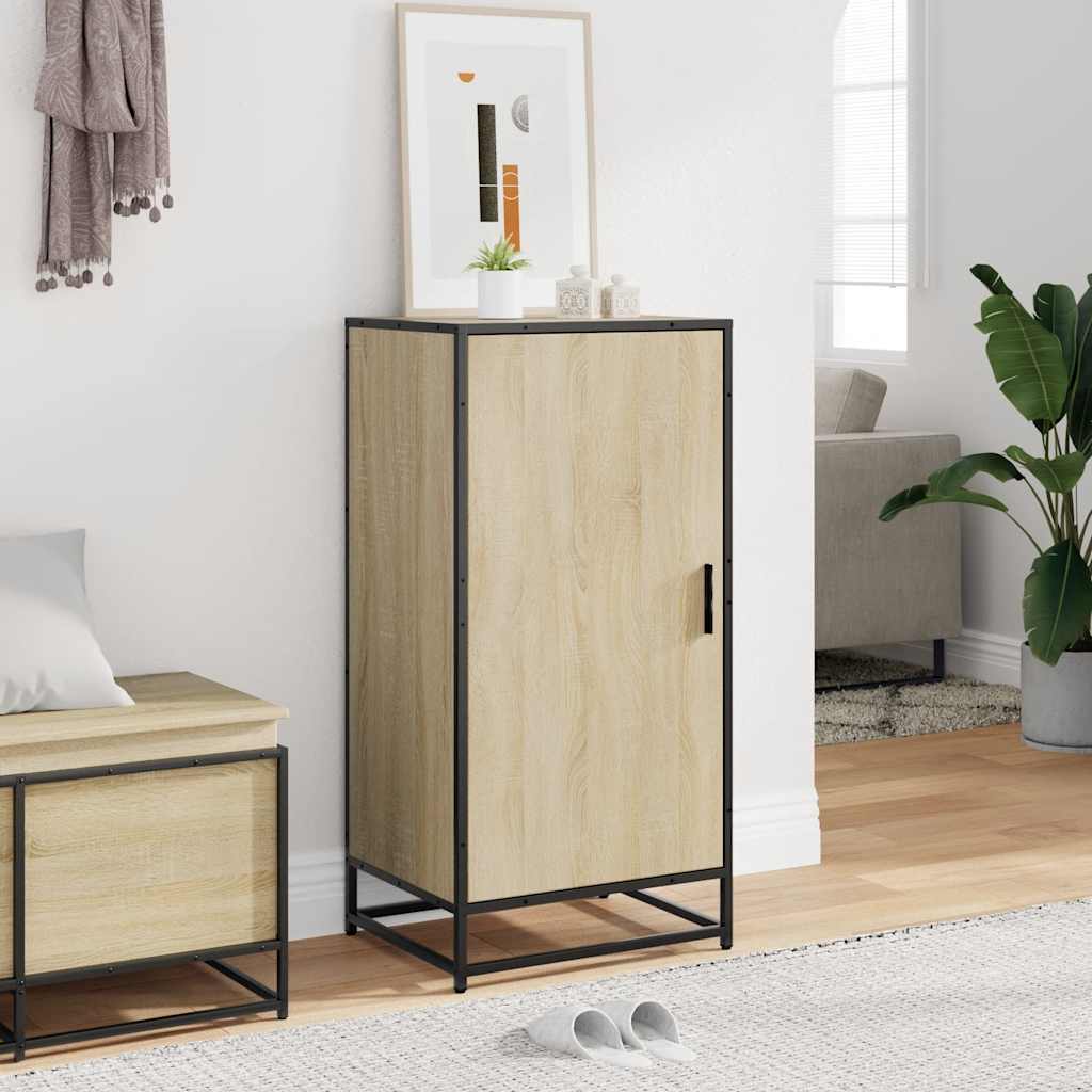 Étagère à chaussures chêne sonoma 48x38x97,5 cm bois ingénierie - XIOS