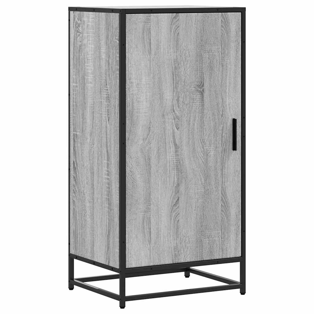 Étagère à chaussures sonoma gris 48x38x97,5 cm bois ingénierie - XIOS