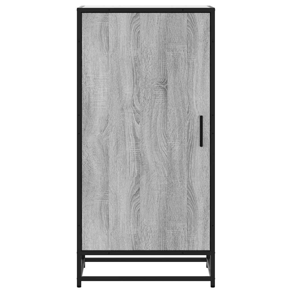 Étagère à chaussures sonoma gris 48x38x97,5 cm bois ingénierie - XIOS