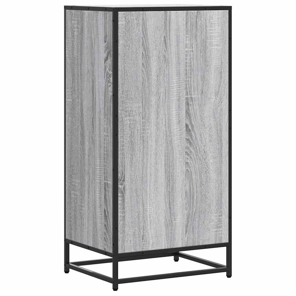 Étagère à chaussures sonoma gris 48x38x97,5 cm bois ingénierie - XIOS