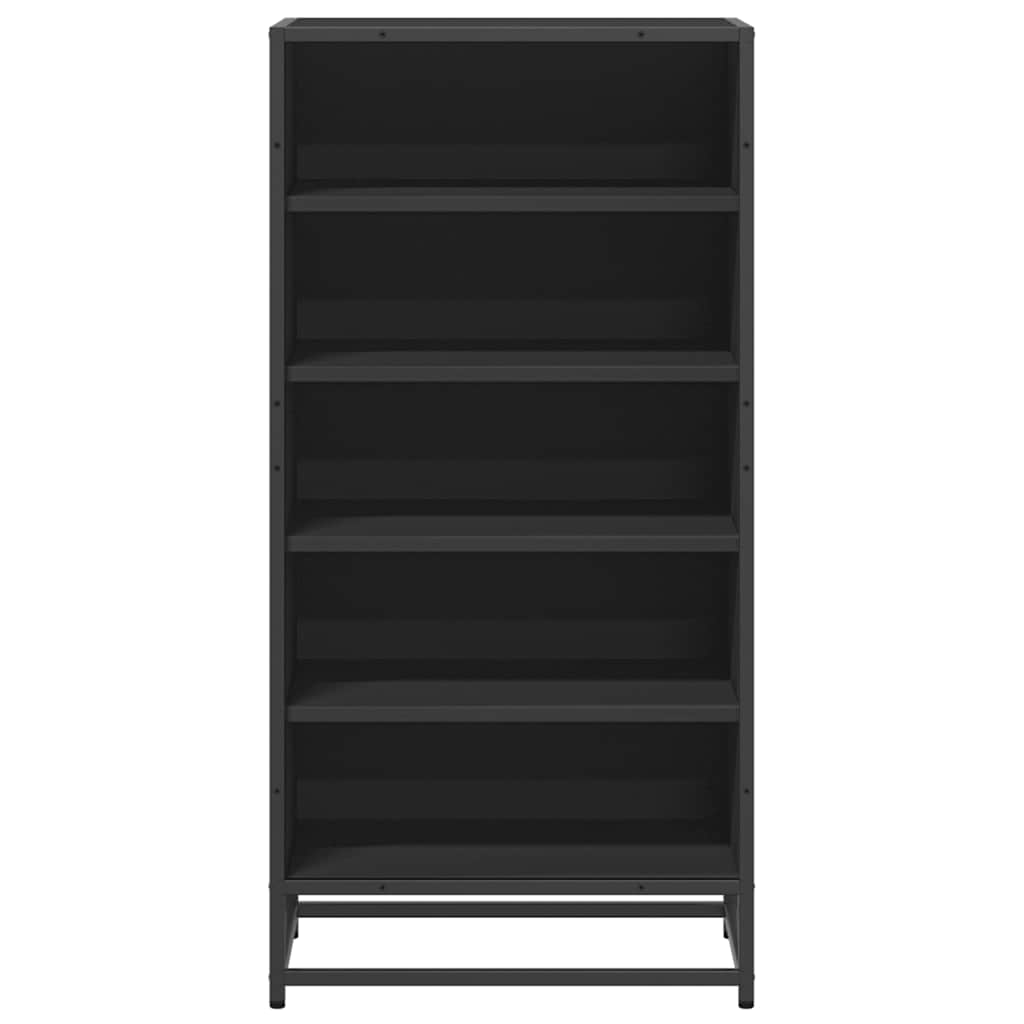 Étagère à chaussures noir 48x38x97,5 cm bois d'ingénierie - XIOS