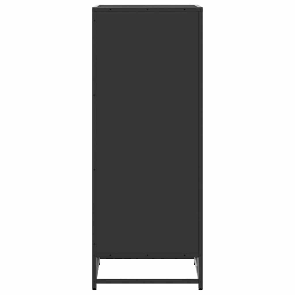 Étagère à chaussures noir 48x38x97,5 cm bois d'ingénierie - XIOS