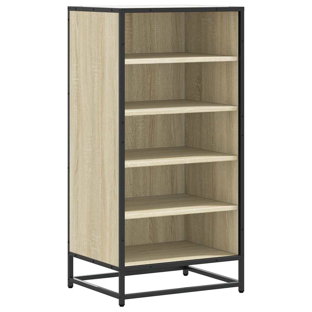 Étagère à chaussures chêne sonoma 48x38x97,5 cm bois ingénierie - XIOS