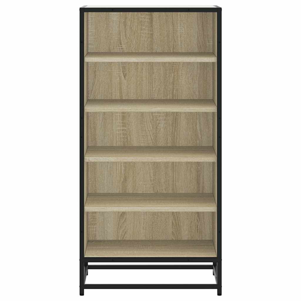 Étagère à chaussures chêne sonoma 48x38x97,5 cm bois ingénierie - XIOS