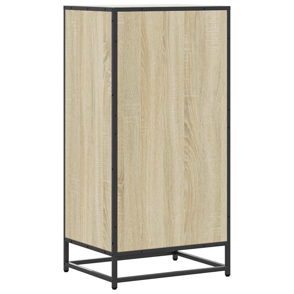 Étagère à chaussures chêne sonoma 48x38x97,5 cm bois ingénierie - XIOS