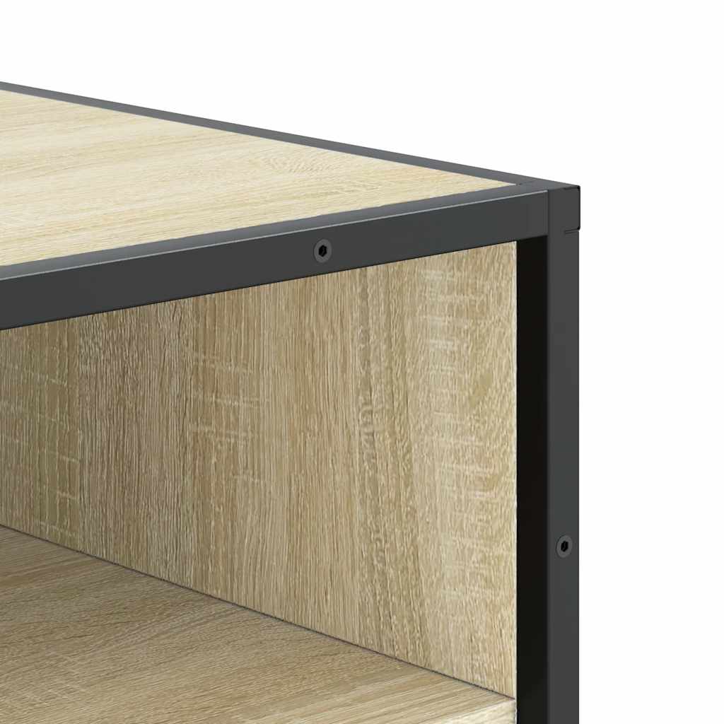 Étagère à chaussures chêne sonoma 48x38x97,5 cm bois ingénierie - XIOS