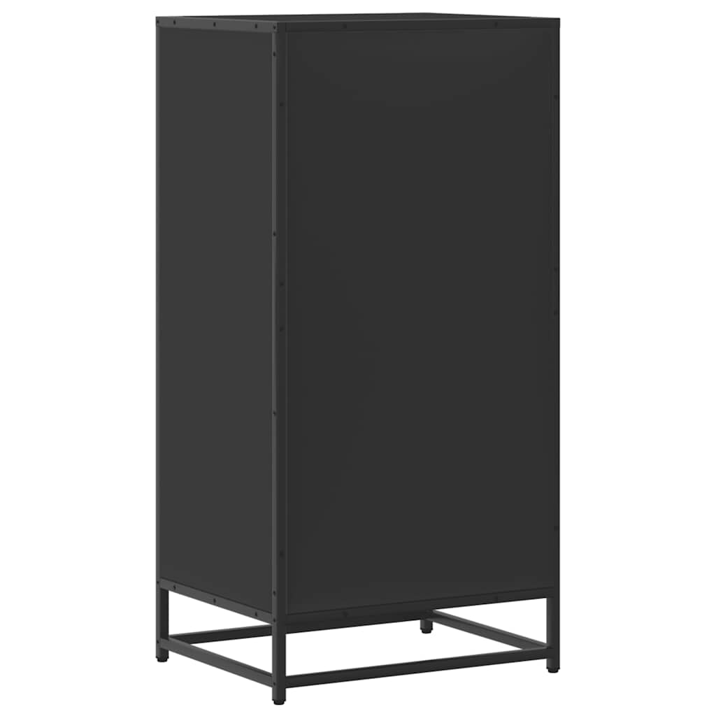 Étagère à chaussures noir 48x38x97,5 cm bois d'ingénierie - XIOS
