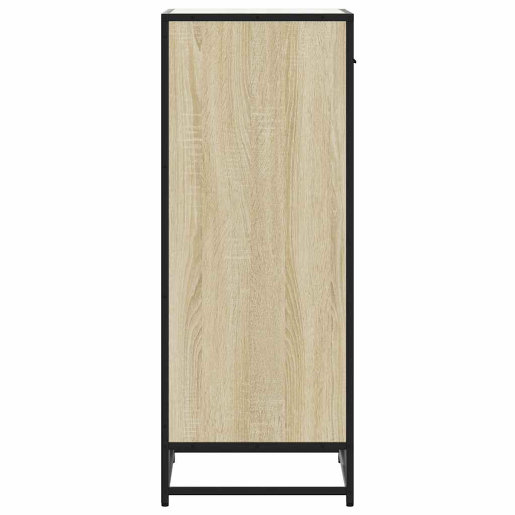 Étagère à chaussures chêne sonoma 48x38x97,5 cm bois ingénierie - XIOS