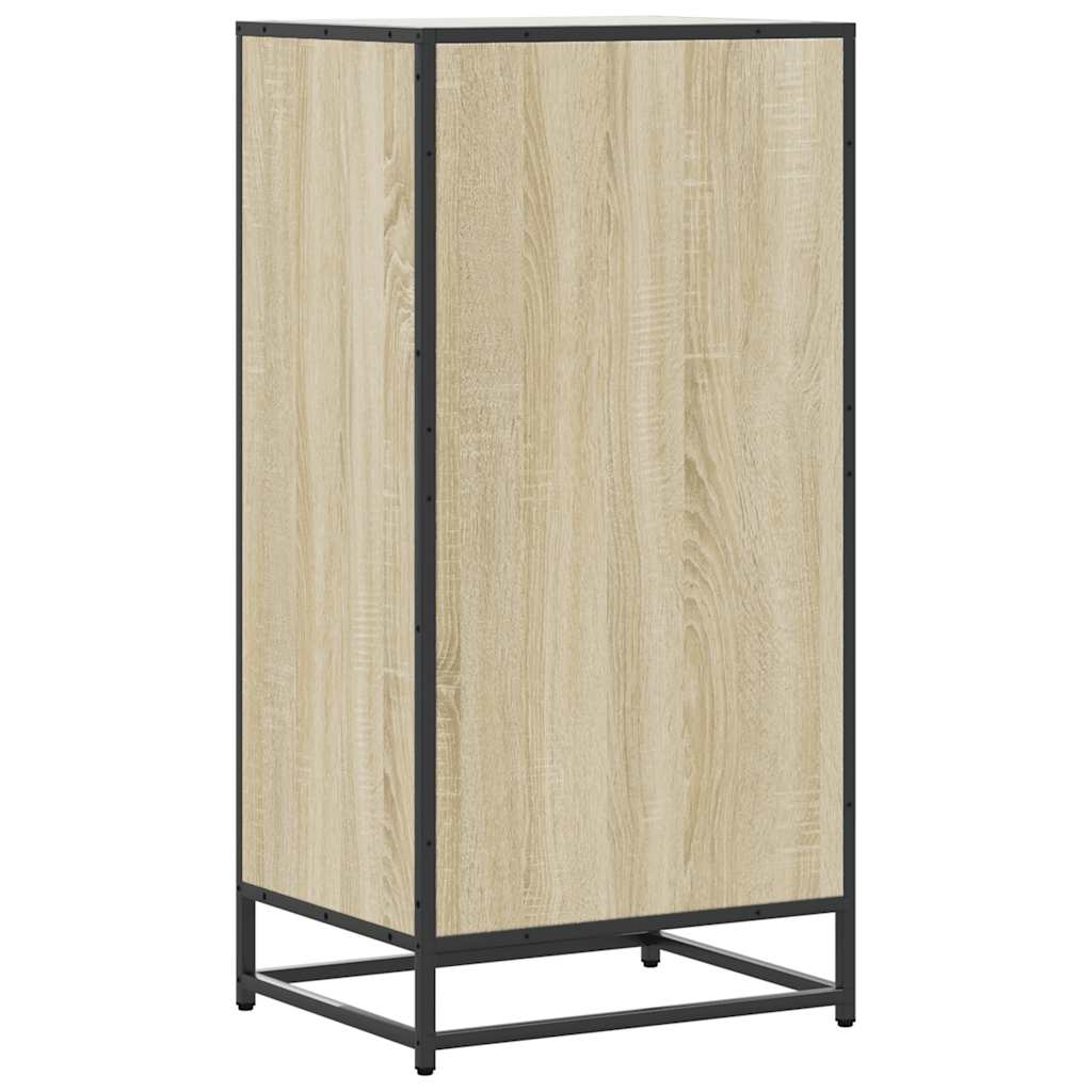 Étagère à chaussures chêne sonoma 48x38x97,5 cm bois ingénierie - XIOS