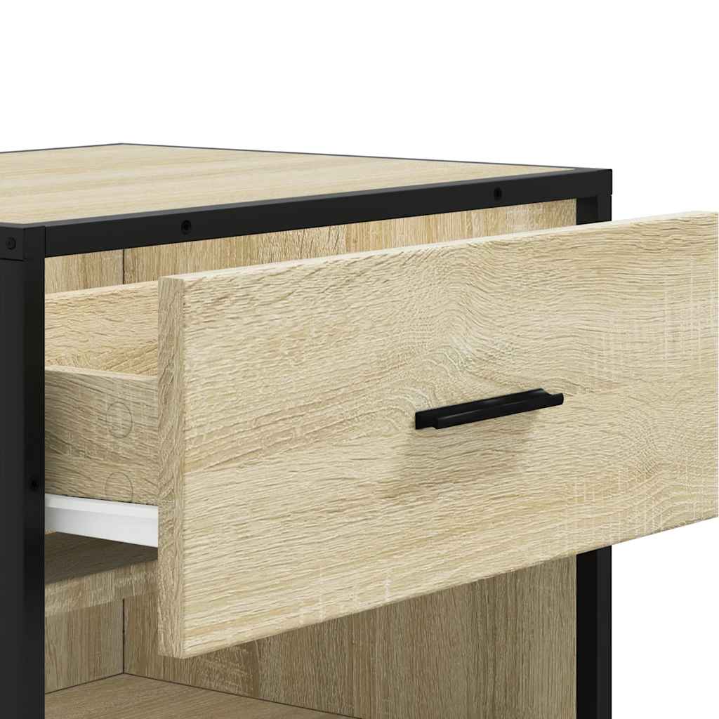 Étagère à chaussures chêne sonoma 48x38x97,5 cm bois ingénierie - XIOS