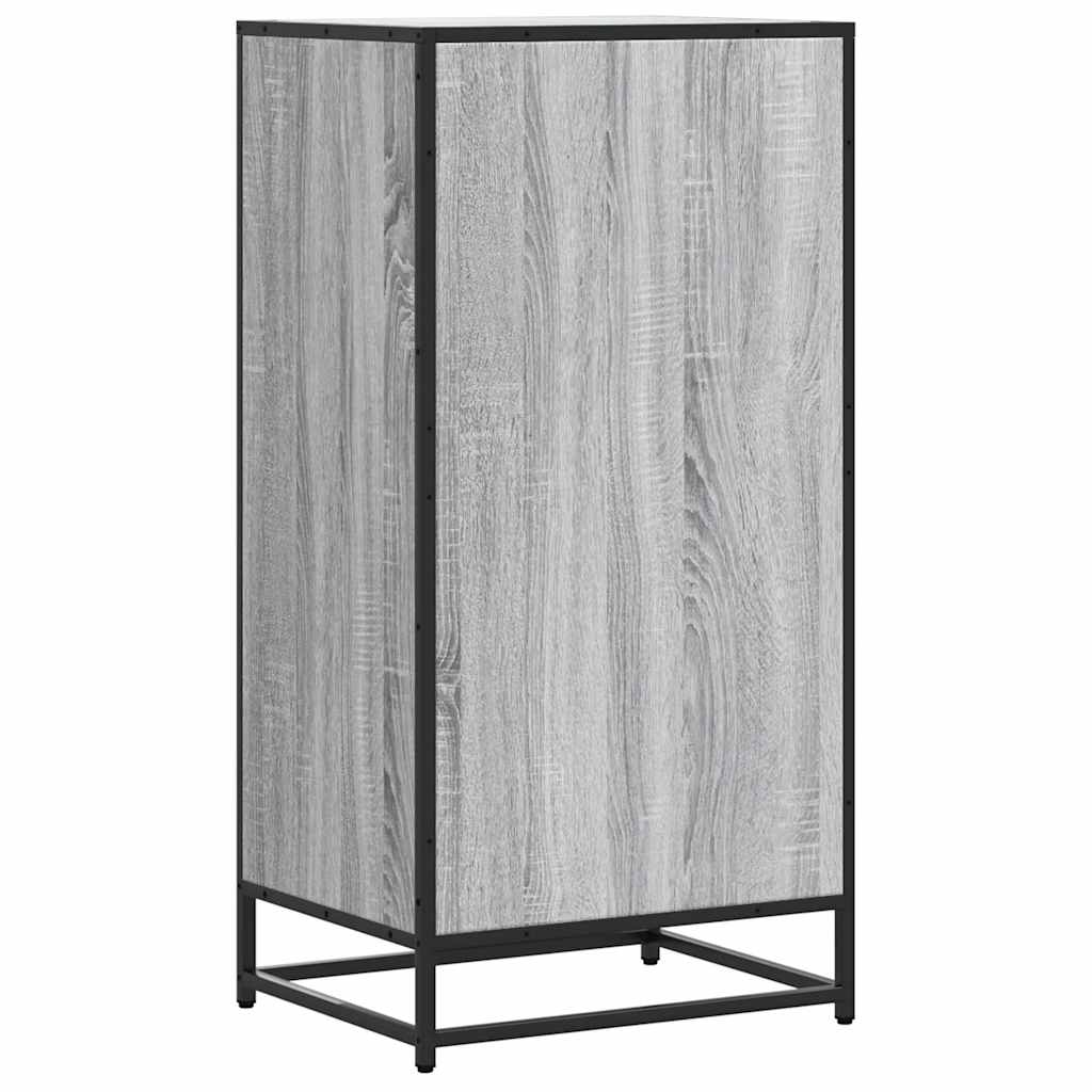 Étagère à chaussures sonoma gris 48x38x97,5 cm bois ingénierie - XIOS