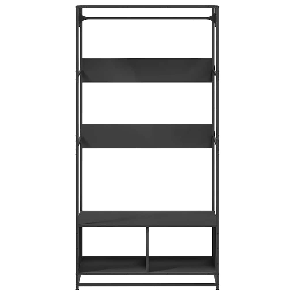 Armoire noir 90x50x180 cm bois d’ingénierie - XIOS