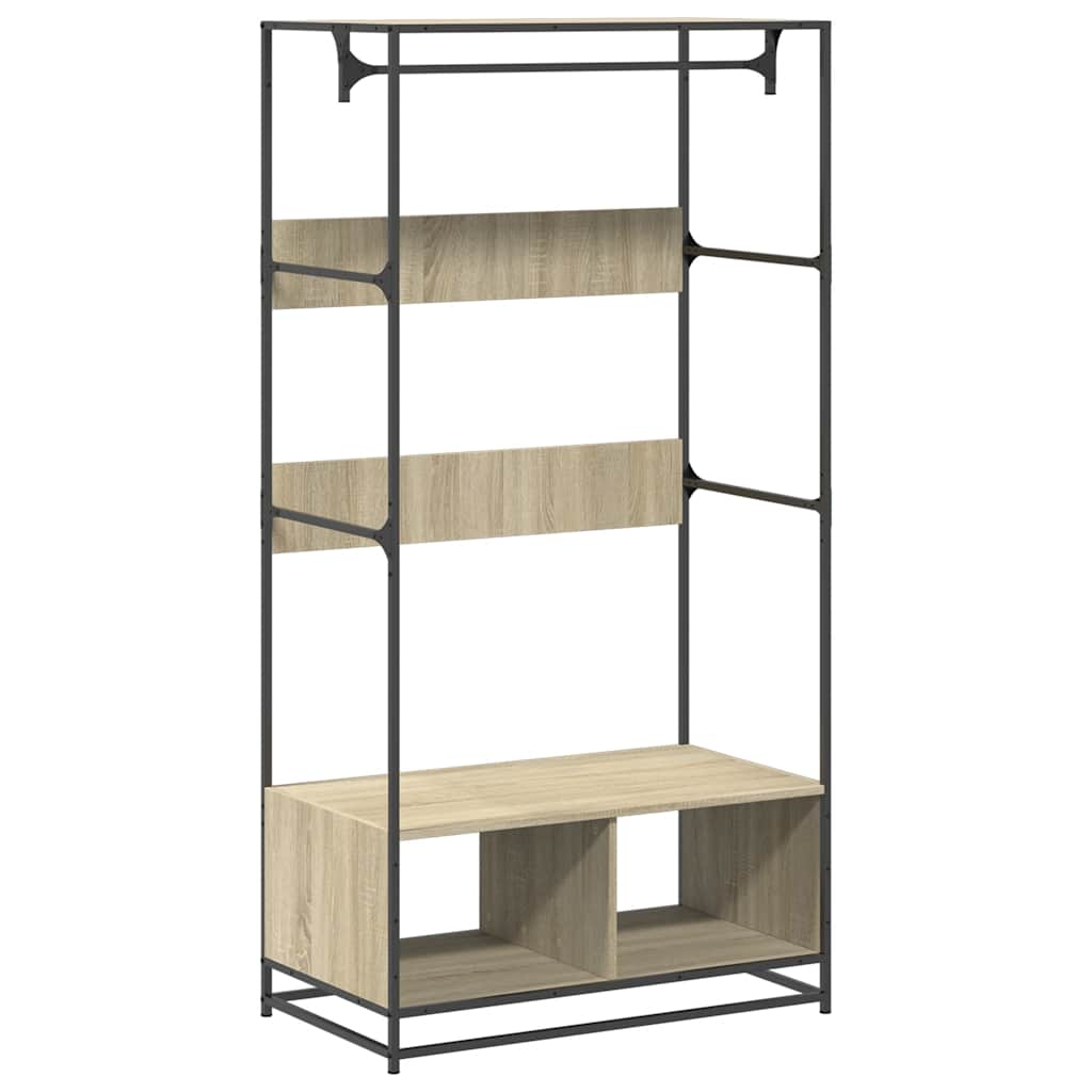 Armoire chêne sonoma 90x50x180 cm bois d'ingénierie - XIOS