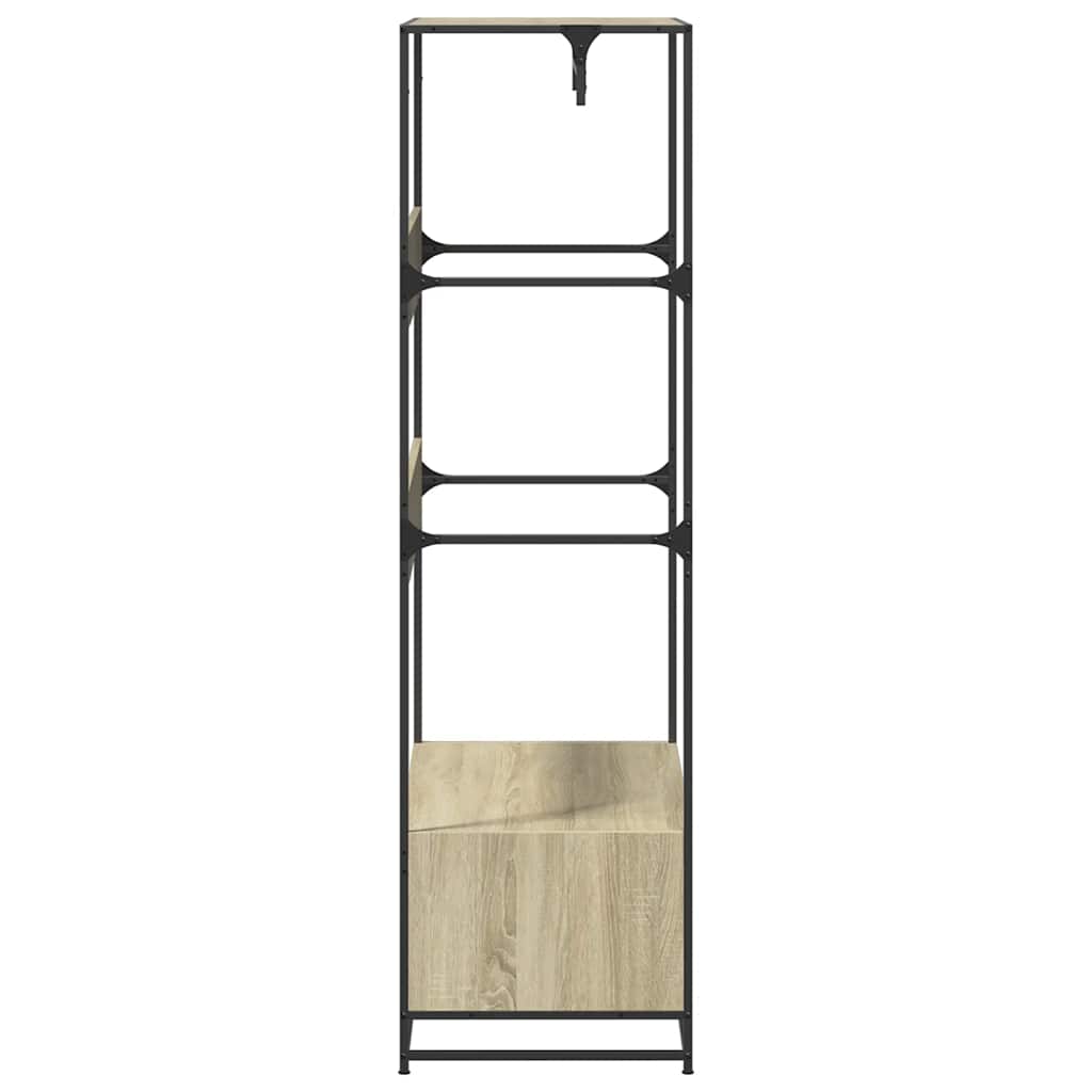 Armoire chêne sonoma 90x50x180 cm bois d'ingénierie - XIOS