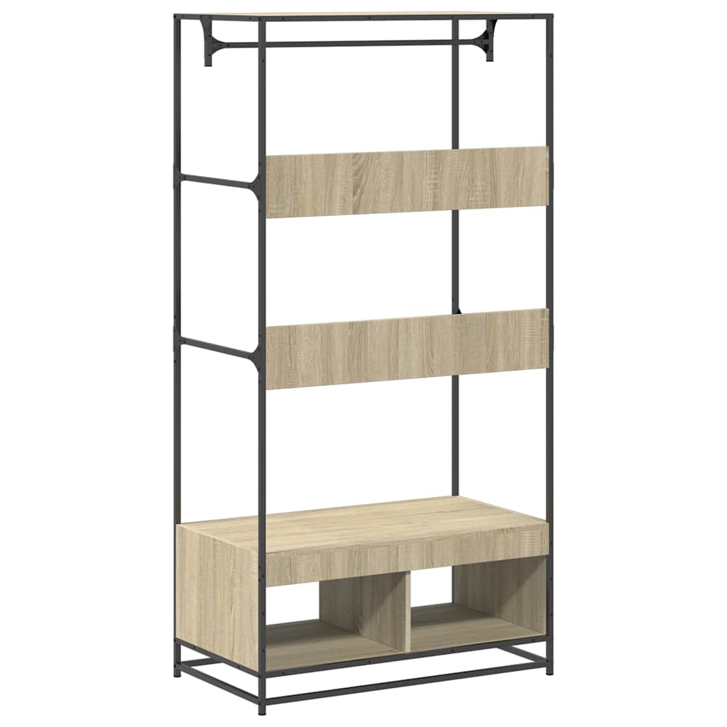 Armoire chêne sonoma 90x50x180 cm bois d'ingénierie - XIOS